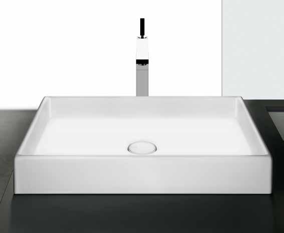 washbasin W1 3-3/4 H7-1/16 23 37541 37543 Countertop or undermount washbasin