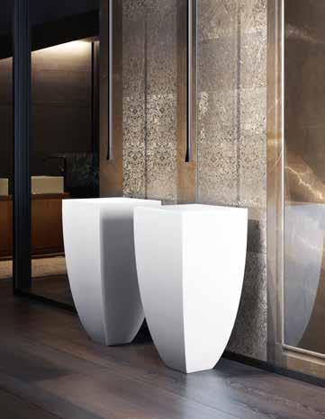 washbasin in Ceramilux (bright white), without overflow.