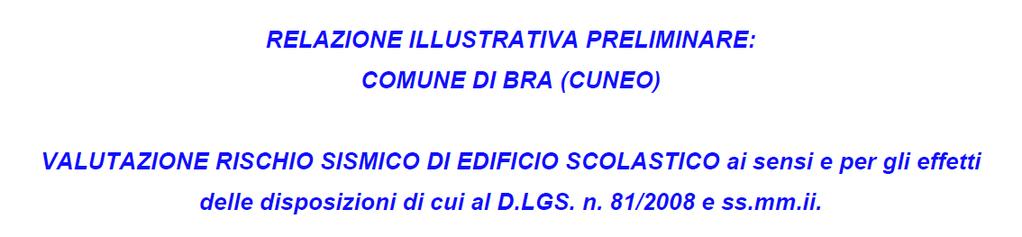 VALUTAZIONE DELLA SICUREZZA Esempio