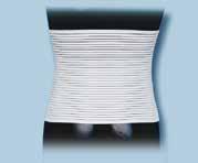 Chiusura velcro intero. Made with lined cotton material band, not lined with abdominal band of satin cotton. Inside Velcro closure.