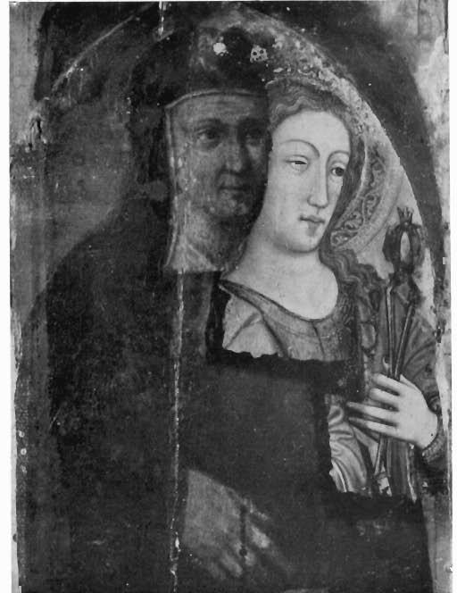 Francesca Romana; l'opera era stata completamente imbrattata allo inizio del 1800, e a renderla quasi irriconoscibile aveva contribuito lo spesso strato di vernice e sudiciume.