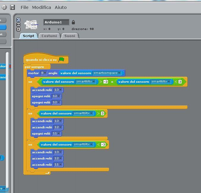 8 4 IOT con microcontrollori, smartphone e coding Utilizzando il software Scratch per Arduino (S4A) è possibile controllare i sensori del microcontrollore Arduino in base ai valori dei sensori del