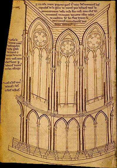 E realizzato in conci ( claveau ), (arc clavè).