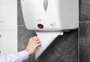 Minore spreco, grazie al sistema di taglio automatico della carta, che obbliga l utilizzatore ad usare uno strappo alla volta. Corretta quantificazione dei costi dell area bagno.