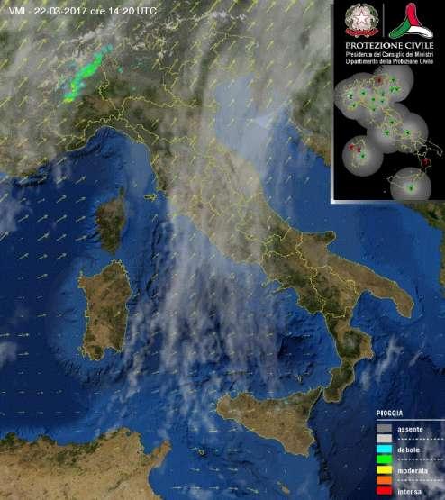 wp Animazione della mappa del mosaico radar del 22 marzo 2017