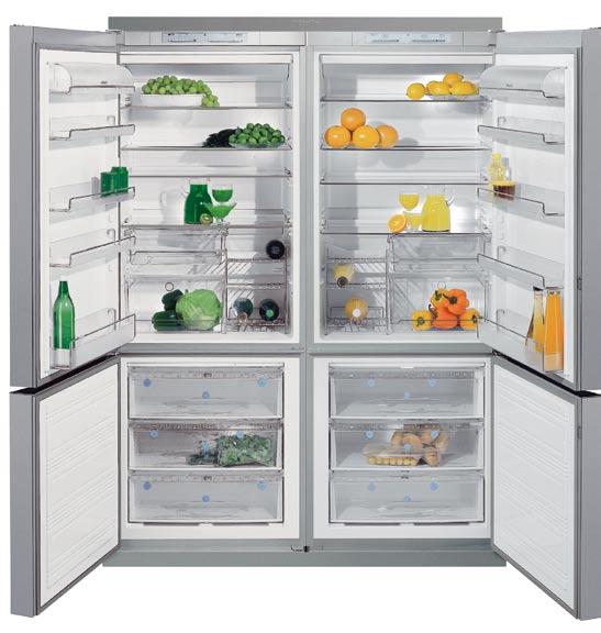 KFNS 3971 SD ed Design Doppio Frigo congelatore Side by Side carrozzato Lavorazione e rifiniture artigianali Classi di efficienza energetica A / A