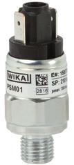 Pressostati meccanici Grazie ai pressostati OEM in esecuzione compatta, WIKA offre una completa gamma di pressostati meccanici per applicazioni