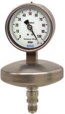 Manometri per pressione assoluta I manometri per pressione assoluta vengono utilizzati quando le pressioni misurate non dipendono dalle fluttuazioni naturali della pressione atmosferica.