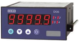 Indicatori digitali DI32-1 Per montaggio a pannello, 48 x 24 mm DI25 Per montaggio a pannello, 96 x 48 mm Ingresso: Ingresso multifunzione per termoresistenze, termocoppie e segnali normalizzati