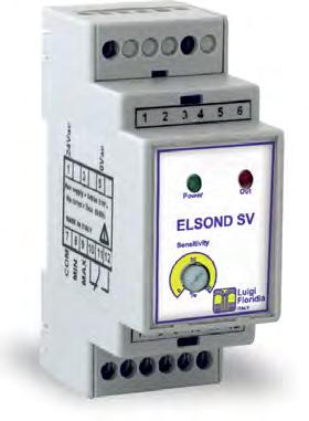 QUADRI ELETTRICI ELSOND-SV ELETTROSONDA A SENSIBILITÀ REGOLABILE E TEMPO FISSO ADJUSTABLE SENSITIVITY AND FIXED TIME WATER LEVEL ELECTROPROBE 1 100CE0201 ELSOND-SV 24 2 100CE0202 ELSOND-SV 110 3