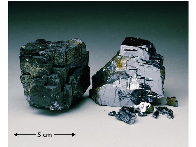 (28) - Mineralogia 2017 (Proprietà fisiche 1) Lucentezza La lucentezza dipende da come la superficie di un minerale diffonde la luce.