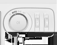 L'interruttore torna su AUTO 8 : Luci di posizione 9 : Anabbaglianti Il Driver Information Centre con Visualizzatore Deluxe o Deluxe Combi visualizza lo stato attuale del controllo automatico dei