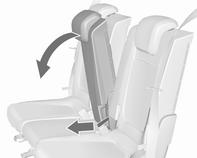 44 Sedili, sistemi di sicurezza È possibile configurare la fila posteriore di sedili in modo che comprenda due sedili e il massimo spazio di seduta nella posizione 1, oppure con tre sedili nella