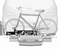 72 Oggetti e bagagli potrebbero danneggiarsi le ruote della bicicletta a causa dei fumi caldi di scarico. biciclette non si toccano più. Verificare che la distanza dal veicolo sia sufficiente.