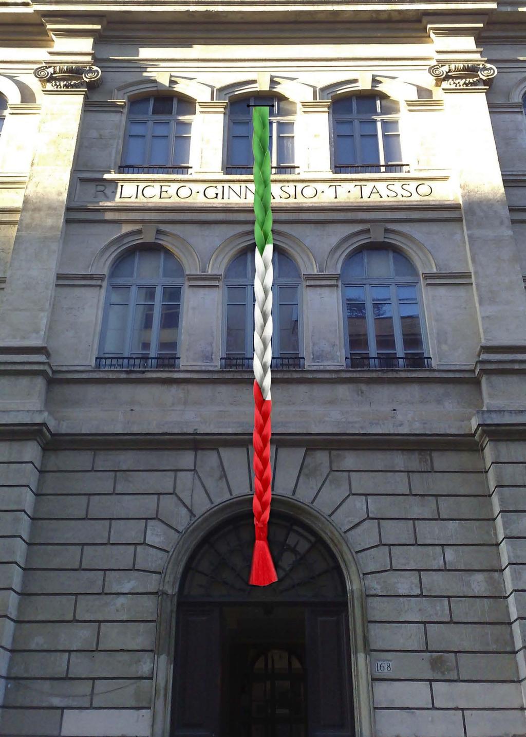 Alfredo Pirri, Progetto grafico per Bandiera per il Tasso, 2011 Per informazioni Liceo Ginnasio