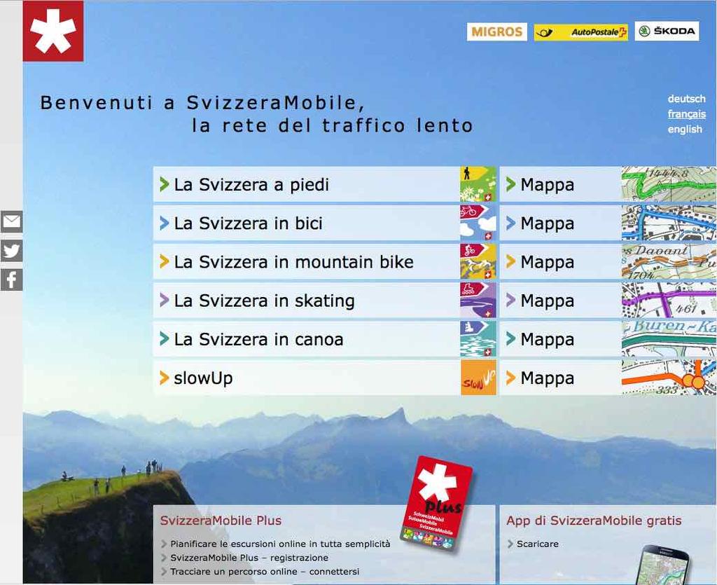 Dove si trovano informazioni su SvizzeraMobile? Il sito web www.svizzeramobile.