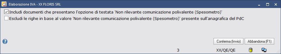 3) GESTIONE OPERAZIONI IVA Voce di menù: Contabilità Adempimenti