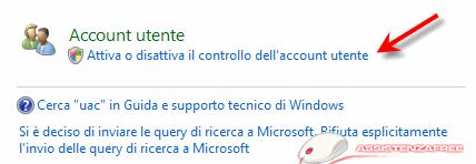 ** Con sistema operativo Windows Vista, oltre ad avere diritti amministrativi, occorre disabilitare UAC prima di avviare l installazione. Ricordarsi di riattivarlo al termine.