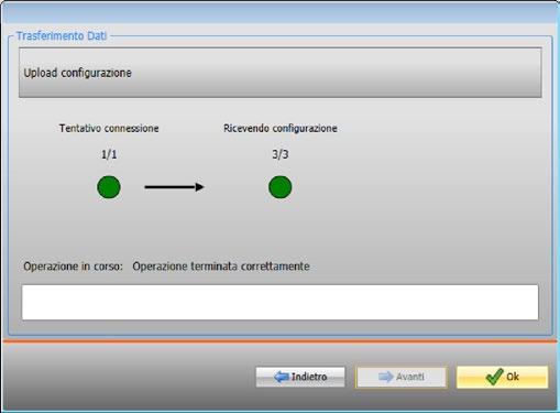 MH0 Ricevi configurazione Permette di ricevere la configurazione attuale del dispositivo; una volta acquisita puoi modificarla, salvarla in un file ed ovviamente rinviarla al dispositivo. Esecuzione:.