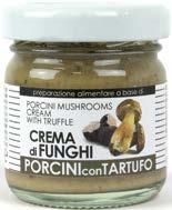 truffle  Peso / Wt 90g Codice / Code OD02AN002 Peso / Wt 180g Codice / Code OD02AN001 CREMA DI FUNGHI PORCINI CON TARTUFO Ingredienti