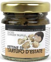 Peso / Wt 20g Codice / Code OD04TA003 TARTUFO D ESTATE A FETTINE Ingredienti