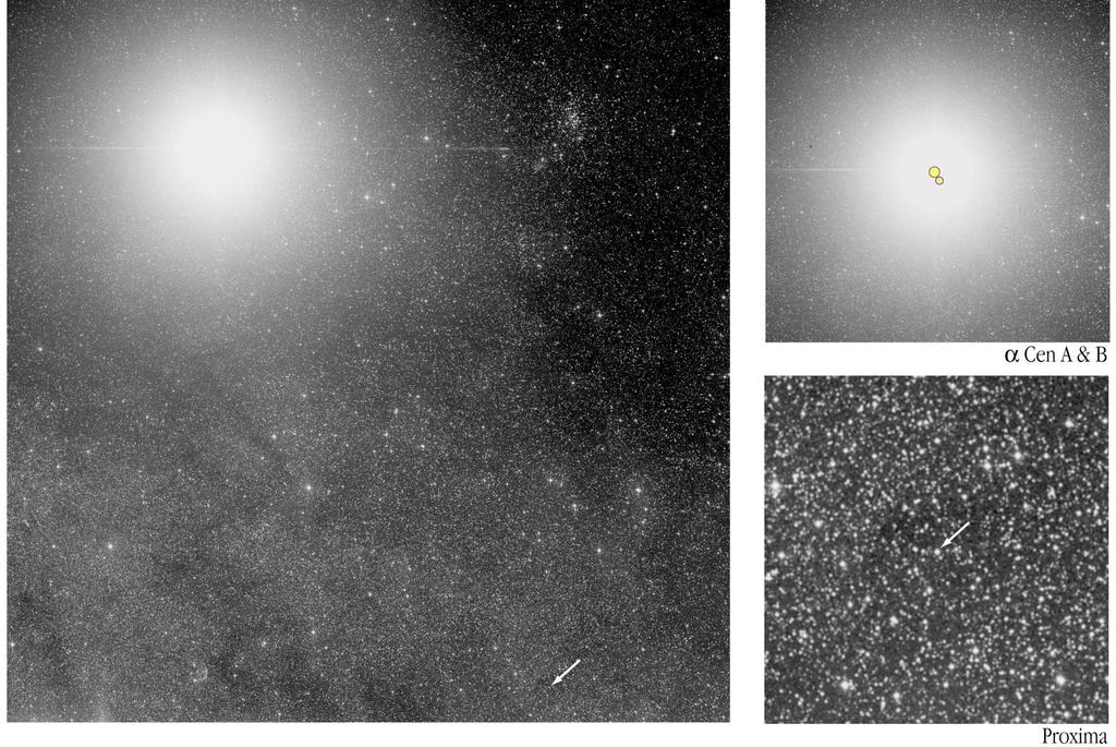 The Triple Stellar System Alpha Centauri Astronomia: