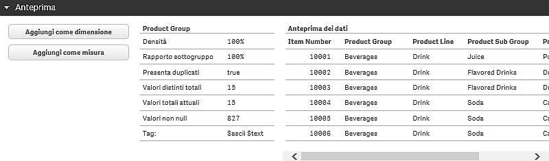 Visualizzazione dell'anteprima di una tabella Procedere come indicato di seguito: Fare clic sull'intestazione di una tabella nel sistema di visualizzazione modello dati.