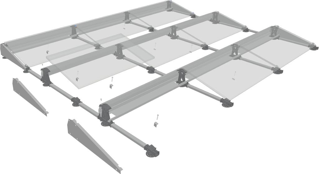3 Sistema unico di disaccoppiamento termico Il sistema FlatFix Fusion viene disaccoppiato termicamente per mezzo di supporti per tetto autoregolanti.