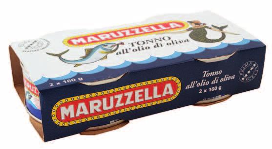 TUTTI I GIORNI, TUTTO L ANNO. TONNO IN OLIO DI OLIVA MARUZZELLA 2x160 g 9,34 /kg 3,99 2,99 /pz.