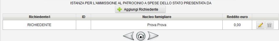 richiedente. Per continuare cliccare sul relativo tasto freccia (riquadro verde) Fig. 6 4. Passo 3: DATI CAUSA Inserire i dati relativi alla causa.