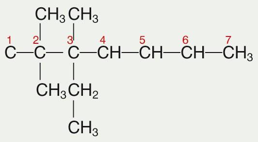 4. La nomenclatura degli idrocarburi saturi Nelle catene ramificate si numerano gli