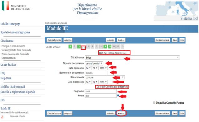 rilasciato da data di scadenza