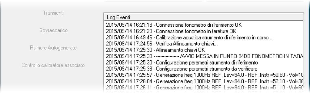 12. Appare un messaggio che consiglia di effettuare la calibrazione acustica del fonometro di riferimento: premere Sì per effettuare la calibrazione subito (in tal caso è necessario estrarre il fono