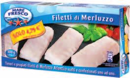 FINI 1 kg - 7,90 /kg FILETTO DI MERLUZZO MARE