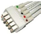 (74cm) AHA CLIP (pinzetta) Multi-Link Leadwire Set Group, 5 vie, Mixed Length, KV-S02020X038 N,F,C 51in. (130cm), R,L 29 in.