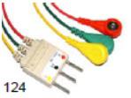 90 cm, 6 vie BR-906P KV-S0202067/1 IEC CLIP (pinzetta) Nihon Konden compatibile con tutti il NK- 5LD Plug System, Yoke type: NK-5LD