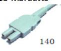 Cable,L=2.2m Round 12p>VS 10L Yoke AAMI/IEC,1kΩ Res.