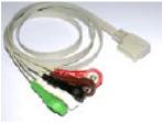 (102 cm), PLUG: HRS-6P IEC Philips KV-H02010X37 Telemetry monitoring leads,40 in. (102 cm), IEC Din 1.