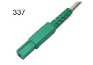 (102 cm), 7-Ld IEC KV-H02010X74 Din lead wires,40 in. (102 cm), 7-Ld IEC CLIP (pinzetta) KV-H02010X75 Din lead wires,18 in. (45 cm), 10 vie AHA KV-H02010X76 Din lead wires,18 in.