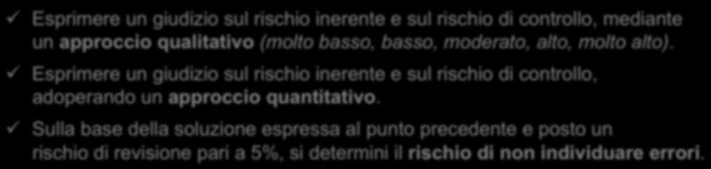 ESEMPIO Si consideri un AZIENDA X di medie dimensioni che opera nel settore dell abbigliamento.