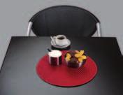 Tovaglietta per tavolo rotonda diametro 33 cm art. T 533 T Tessil Rosso Rubino TP19 2. Tovagliette per tavolo 40x30 cm art.