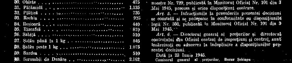 Aprilie 1945, aceasta delegatiune e consideri Ou platit Retributia se va face in conformitate cu dispozitiunile deeiziei ministeriale Nr. 26.834 din 22 lanuarie 1945.