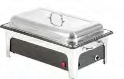 new chafing dish elettrico 1/1 h100 electric chafing dish 1/1 h100 kw potenza power