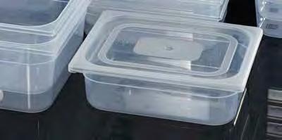 Thanks to the tight sealing, these polypropylene containers are the best solution and even the most economic for food storage and freezing.