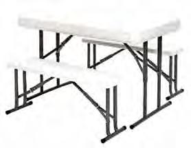 Tavolo e panca pieghevole Table and bench foldings PSETT