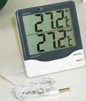 Termometro 2 temperature Digital min/max thermometer Termometro digitale con doppio display e due sonde di lettura: interna e esterna.