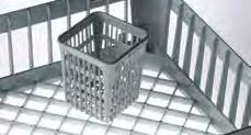 The sizes of the racks are suitable for the of the most common dishwashers: 35x35, 38x38, 40x40 cm.