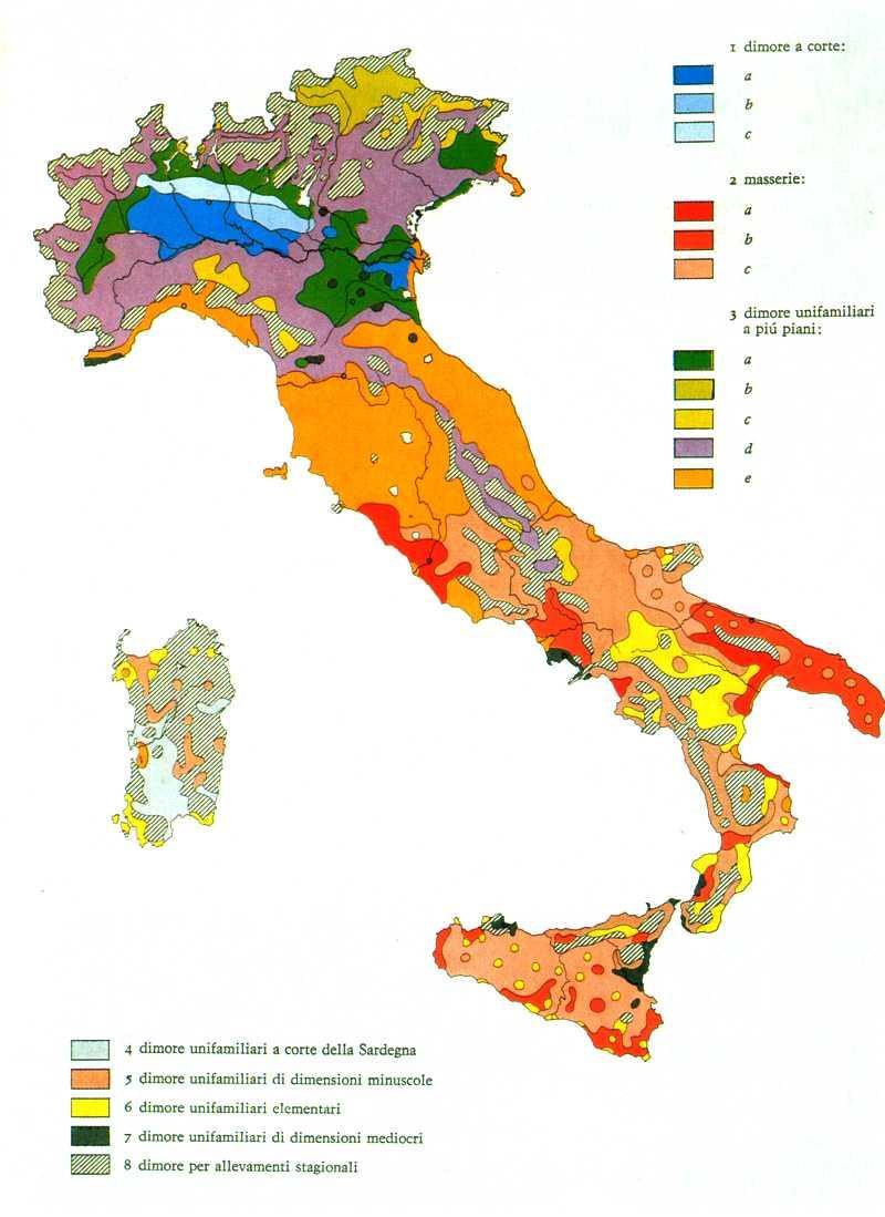 Carta tematica che descrive le