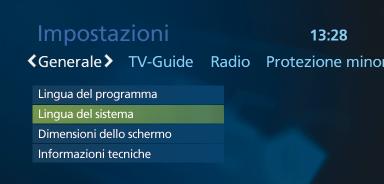 Scegliere tra i seguenti formati: Formato standard : Formato immagini schermo ampio 6:9 per televisori HD Ready collegati con cavo HDMI (vedere pagina