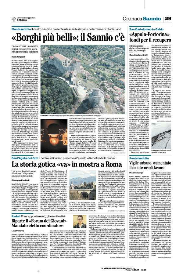 11 maggio 2017 Pagina 29 Il Mattino (ed.